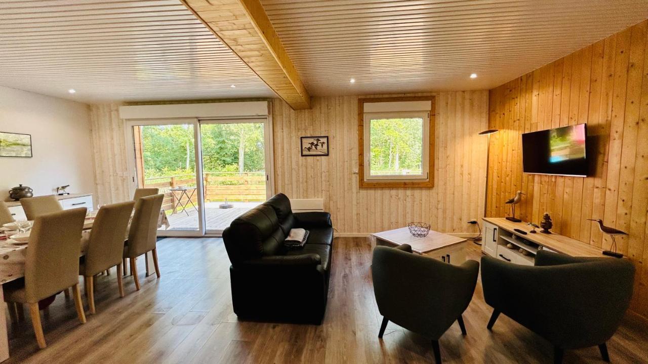 Chalet Avec Terrasse Sur Pilotis Vue Sur L'Etang 特伊 外观 照片